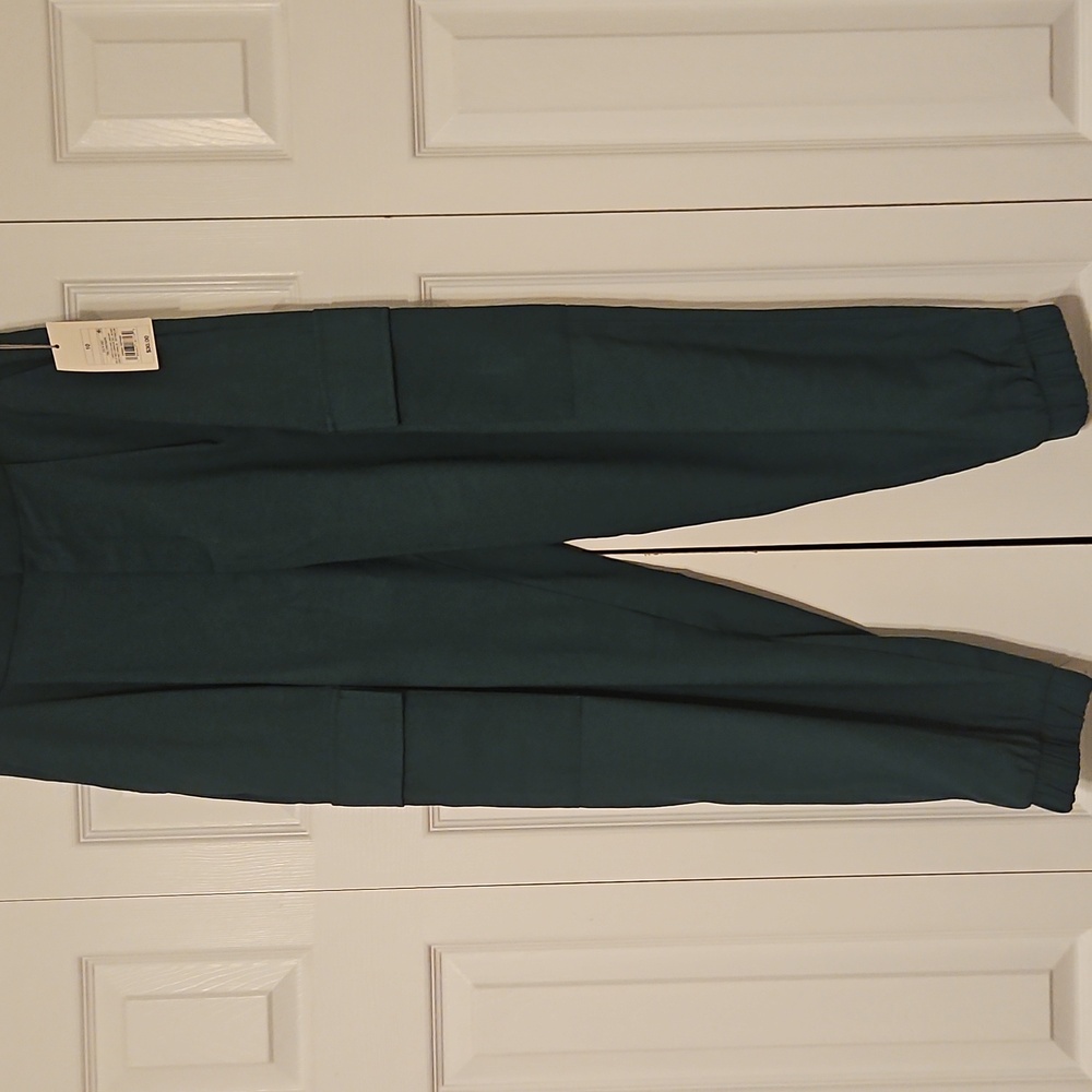 a new day Teal Green Cargo Jogger Pants